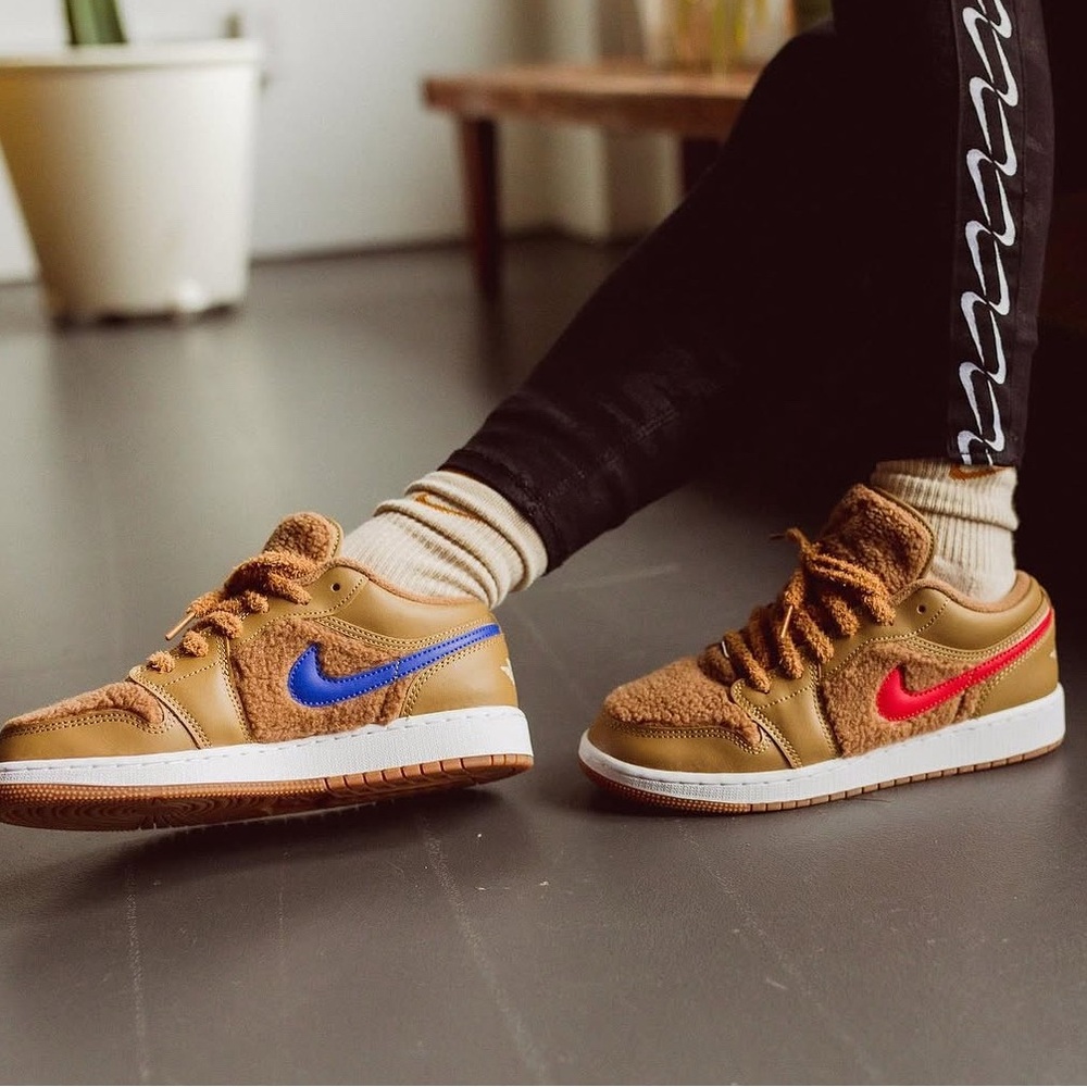 Jordan 1 Low Teddy Bear (GS) | Size 7.5 Women’s/ 6 Boys